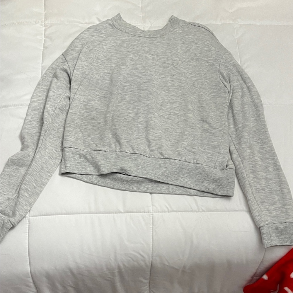 90 Degree By Reflex Gray Kids Sweatshirt